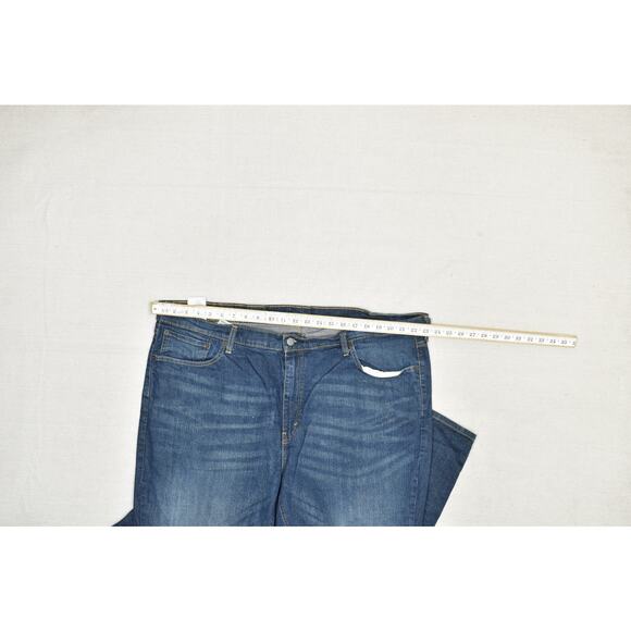 Levi's Men's Blue Jeans Size 48x30 Regular Fit Straight Leg 505 Regular Fit - Picture 6 of 8